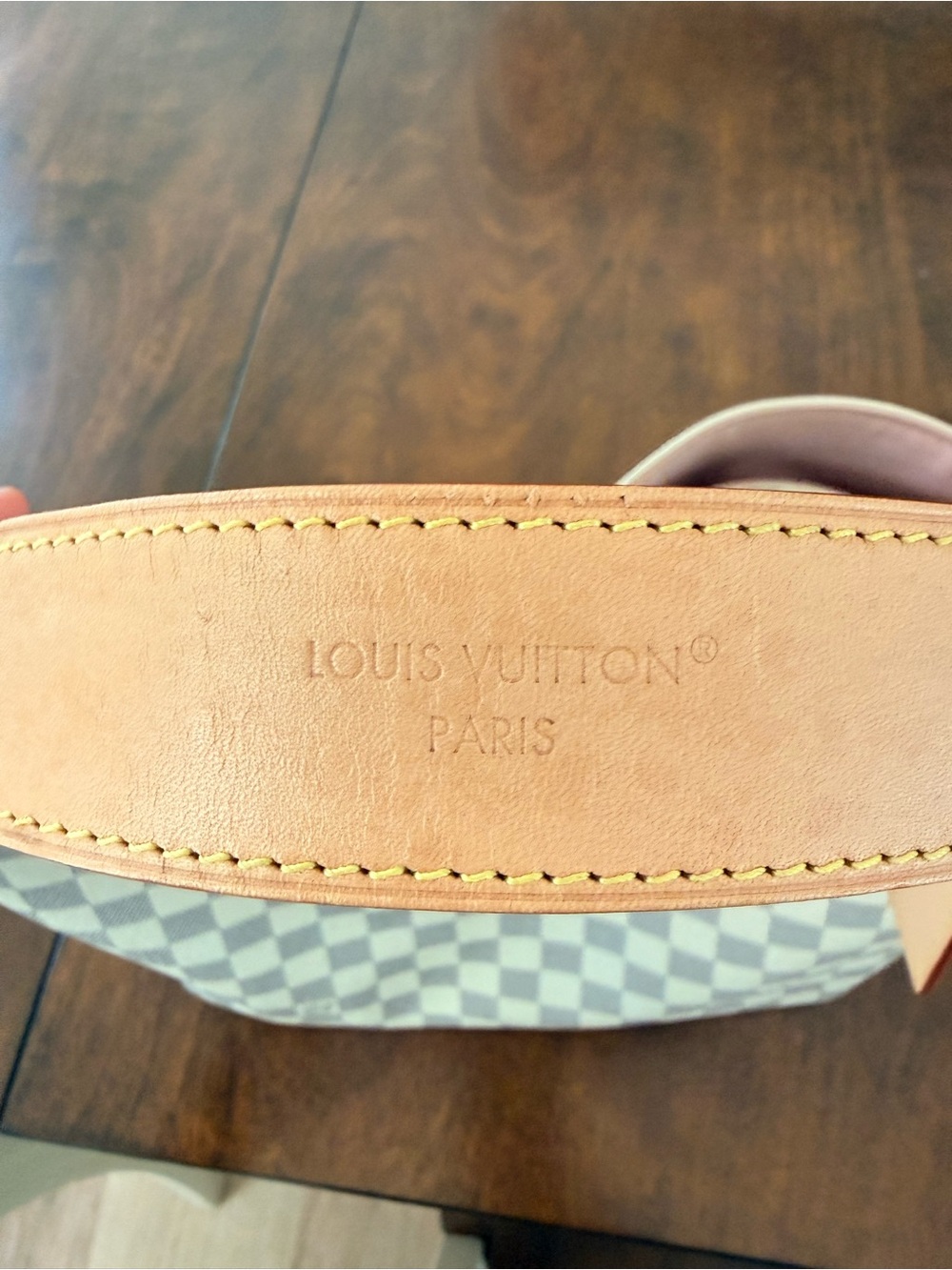 Louis Vuitton Damier Azur Graceful PM with rose ballerine interior - Picture 7 of 15